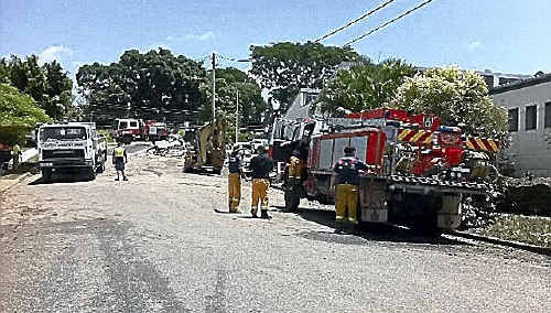 Flood-fighters: Tweed’s rural firefighters are helping clean flood-affected homes in Brisbane. Flood-fighters: Tweed’s rural firefighters are helping clean flood-affected homes in Brisbane.